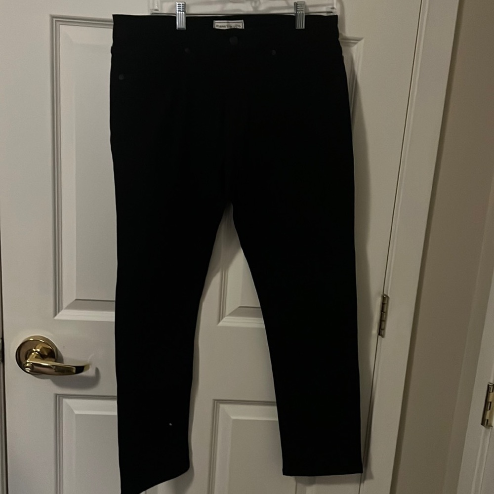 Rising Sun & Co. Slim Repreve Plus Denim Jean Pants Black Mens size 32/30